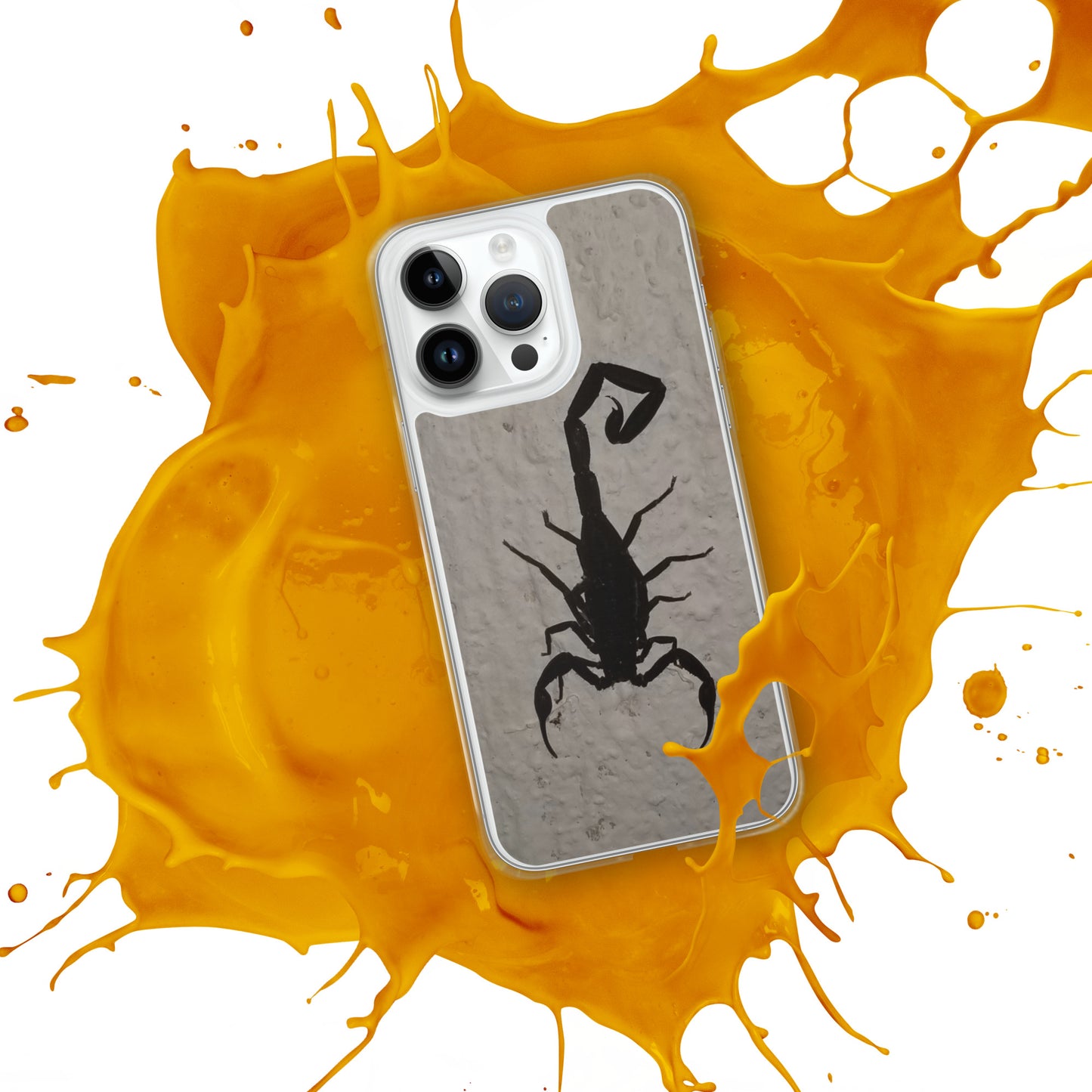 Black scorpion iPhone Case