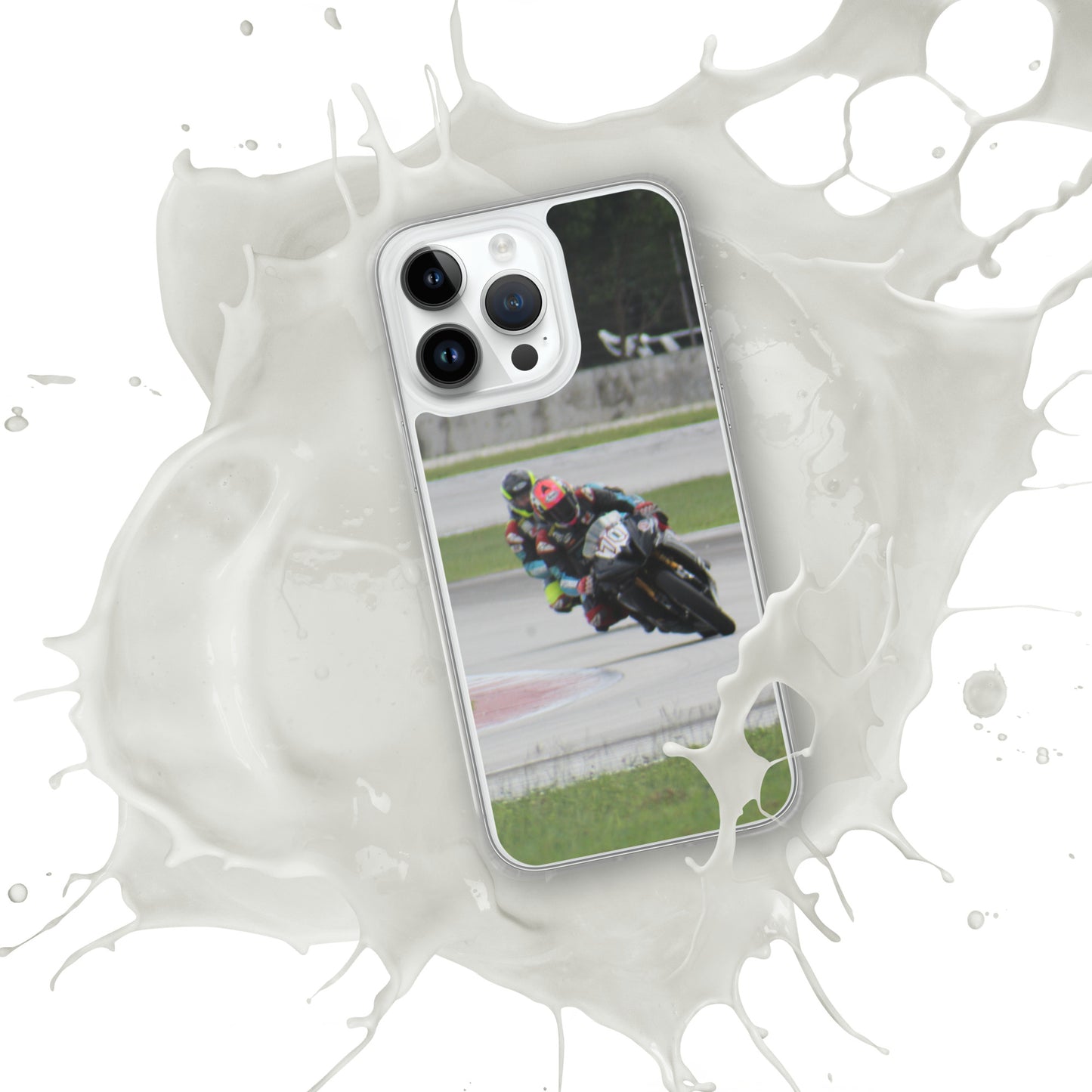 Motorcycle race iPhone Case