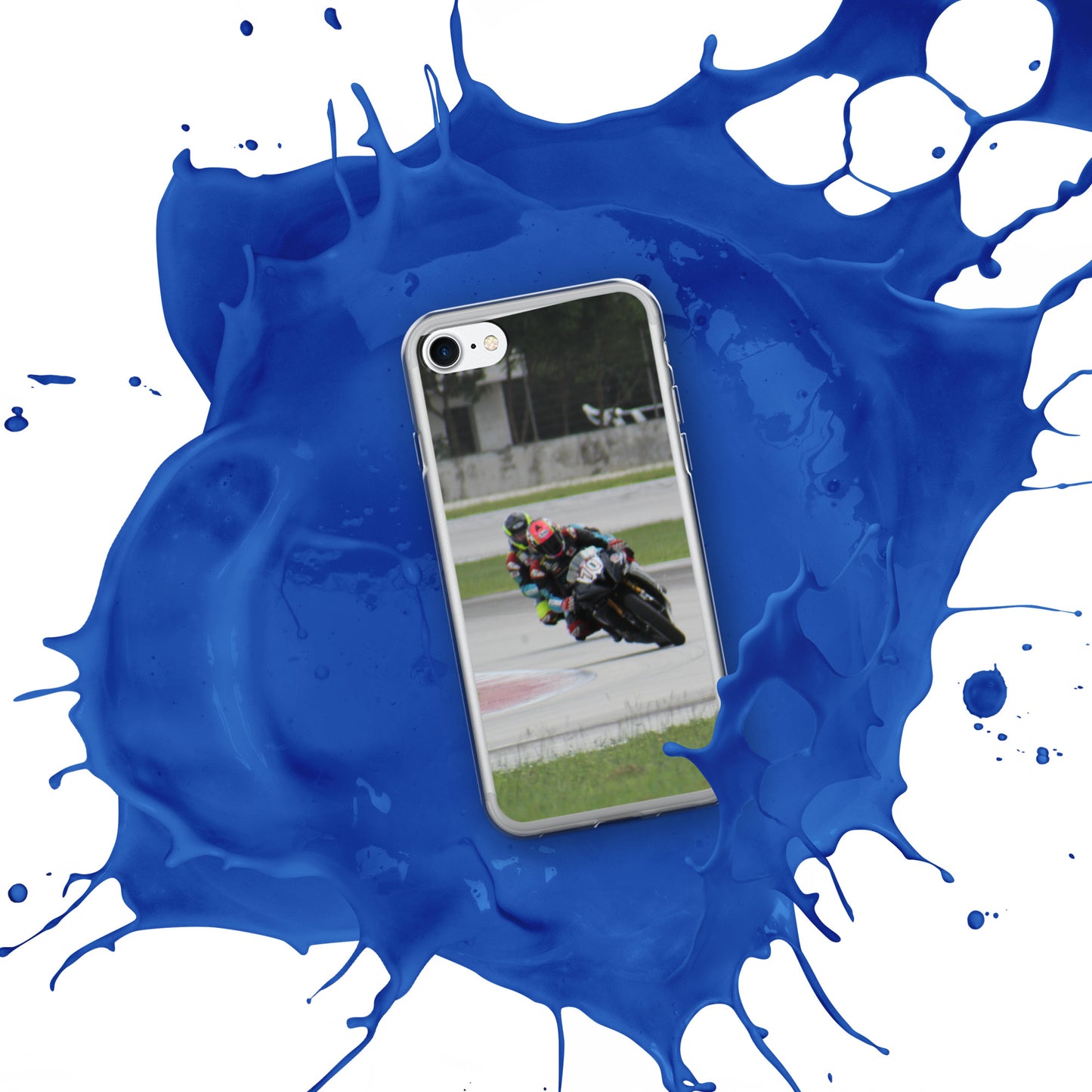 Motorcycle race iPhone Case