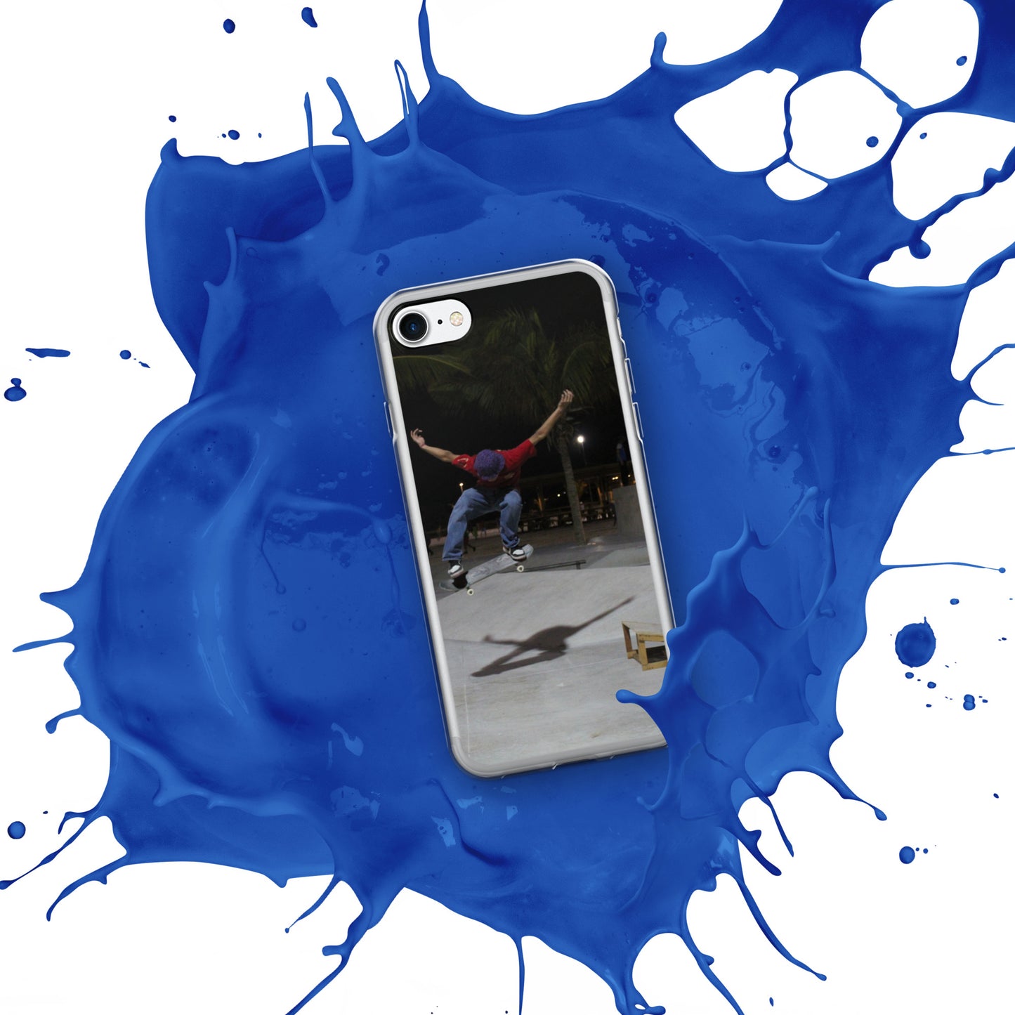 Skateboard jump iPhone Case