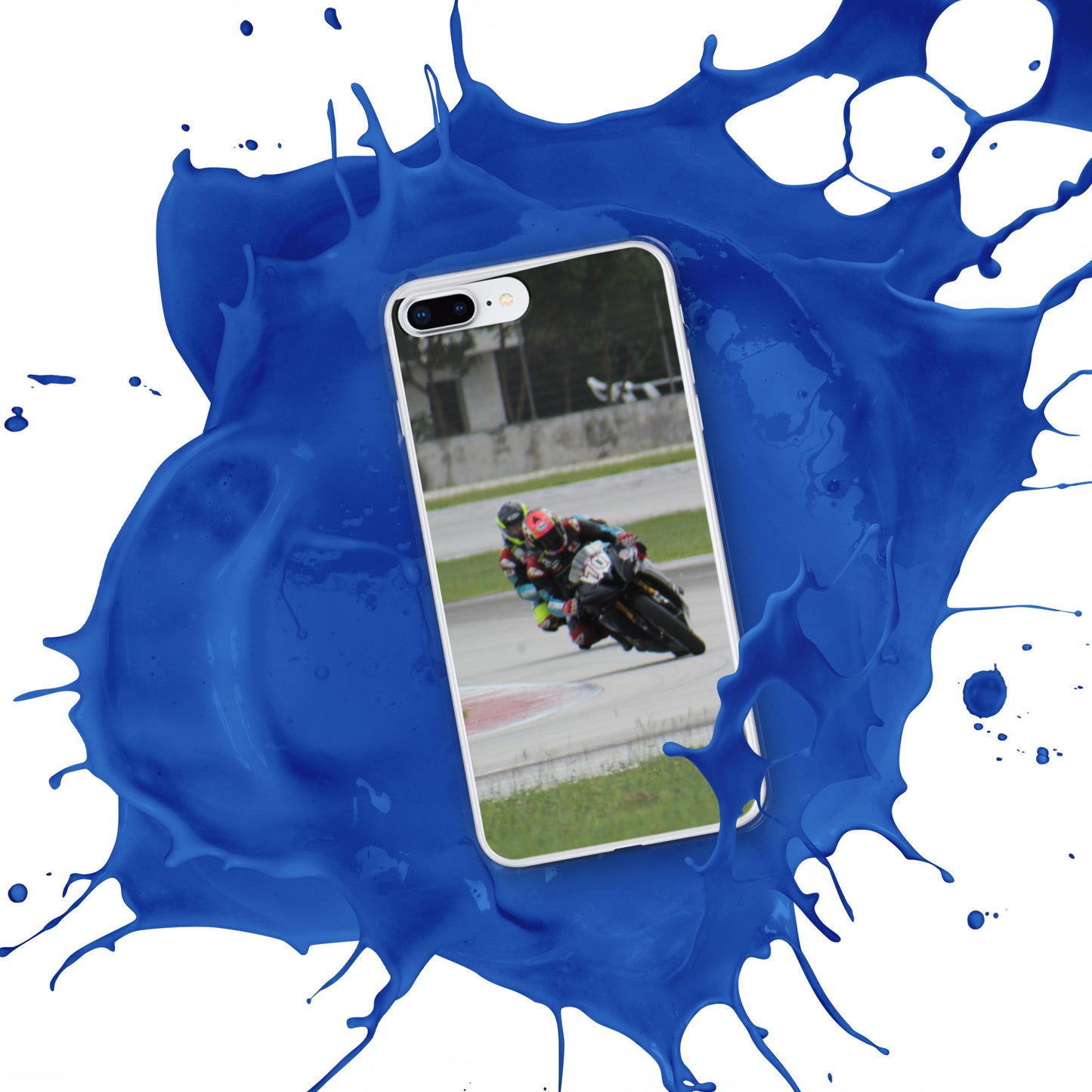 Motorcycle race iPhone Case