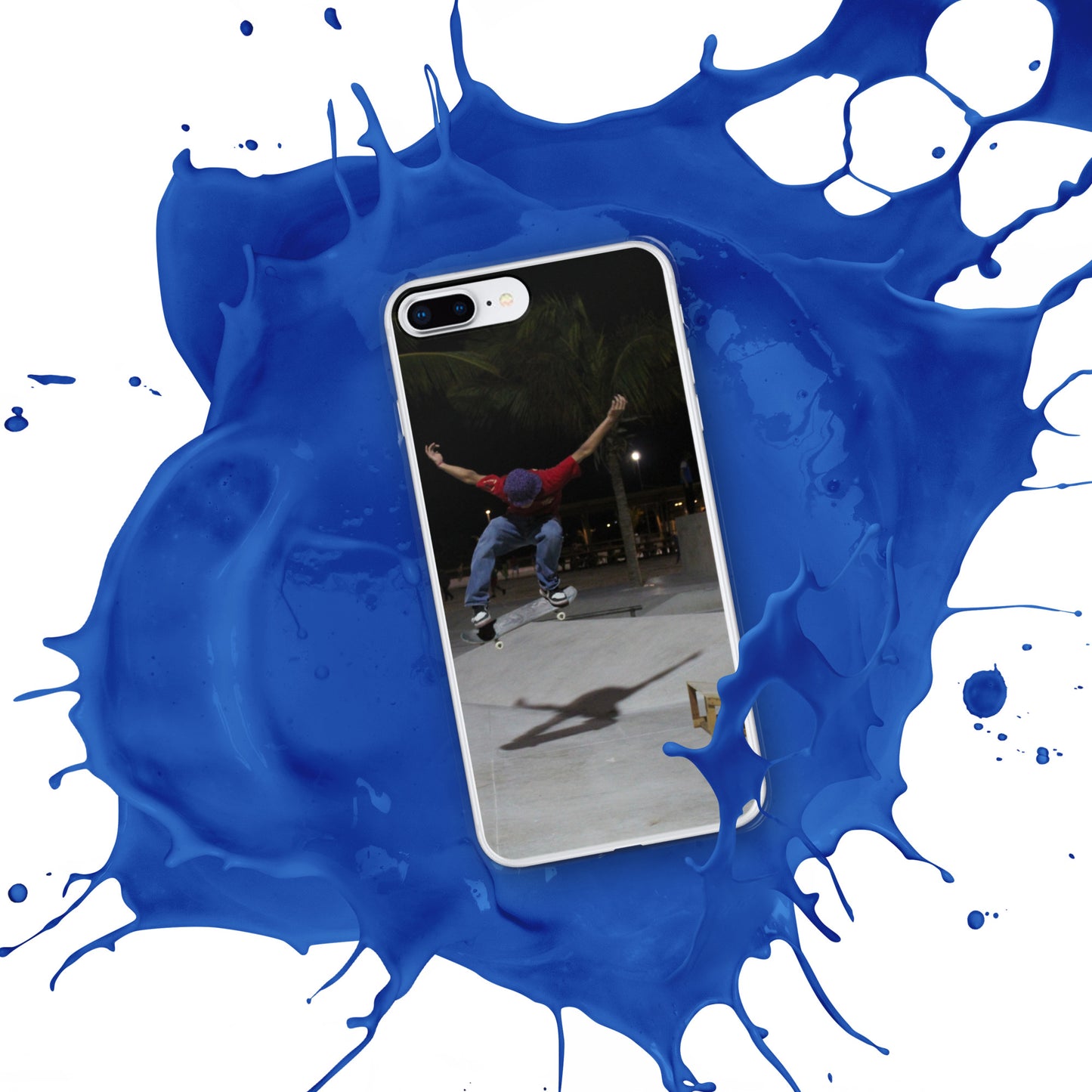 Skateboard jump iPhone Case