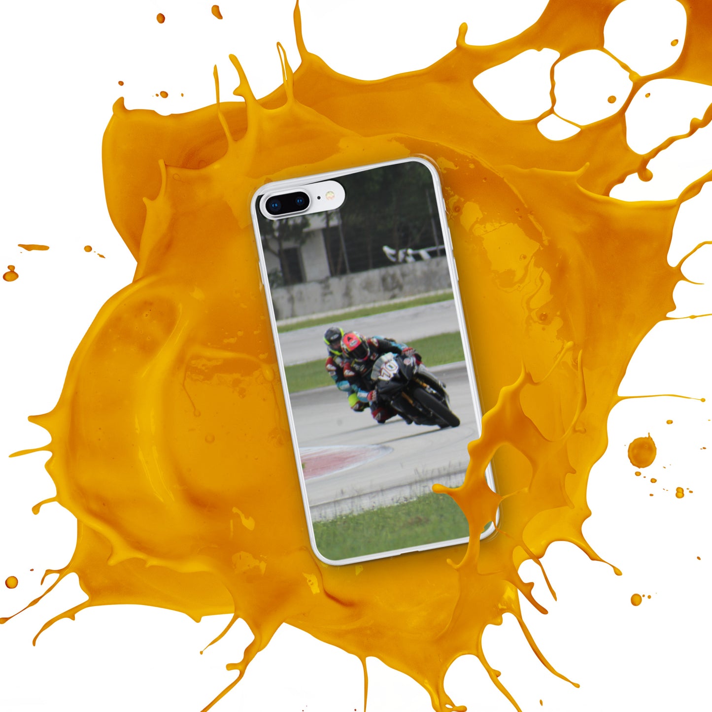 Motorcycle race iPhone Case