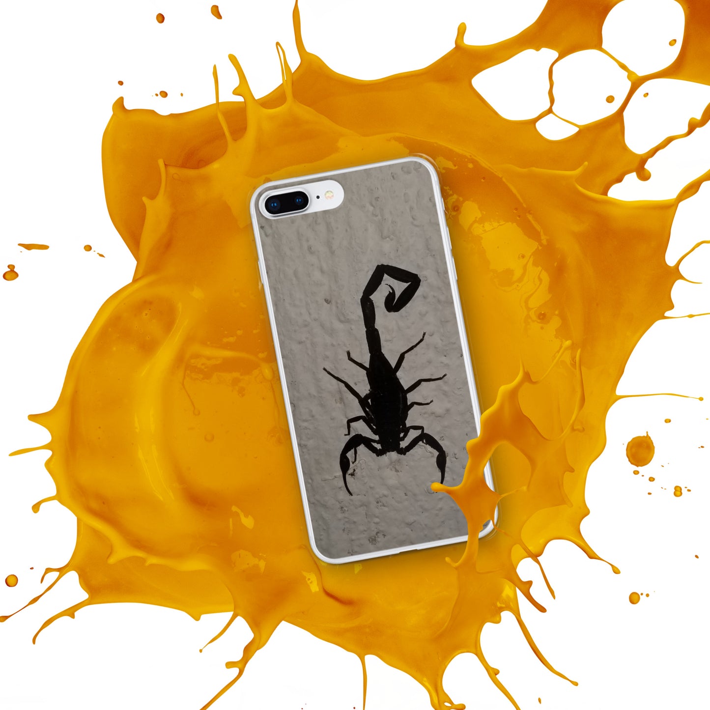 Black scorpion iPhone Case