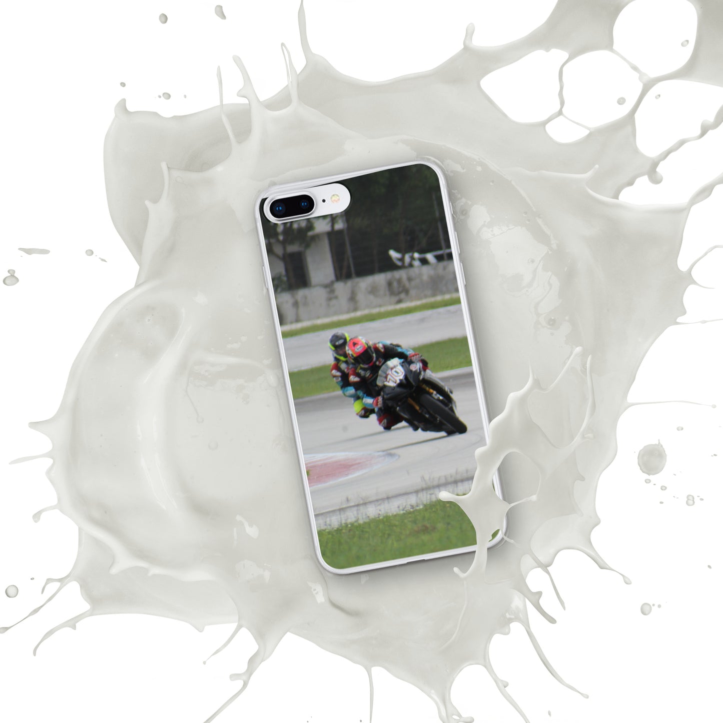 Motorcycle race iPhone Case