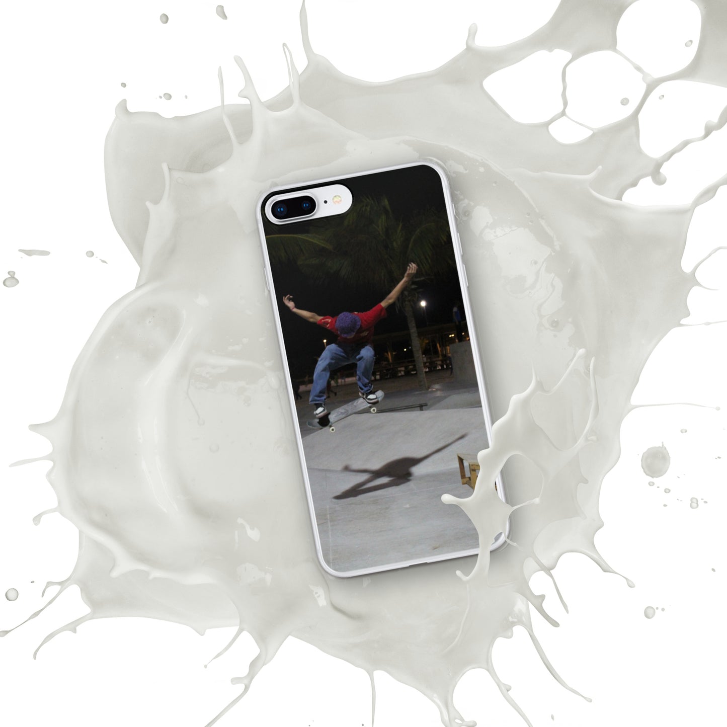 Skateboard jump iPhone Case