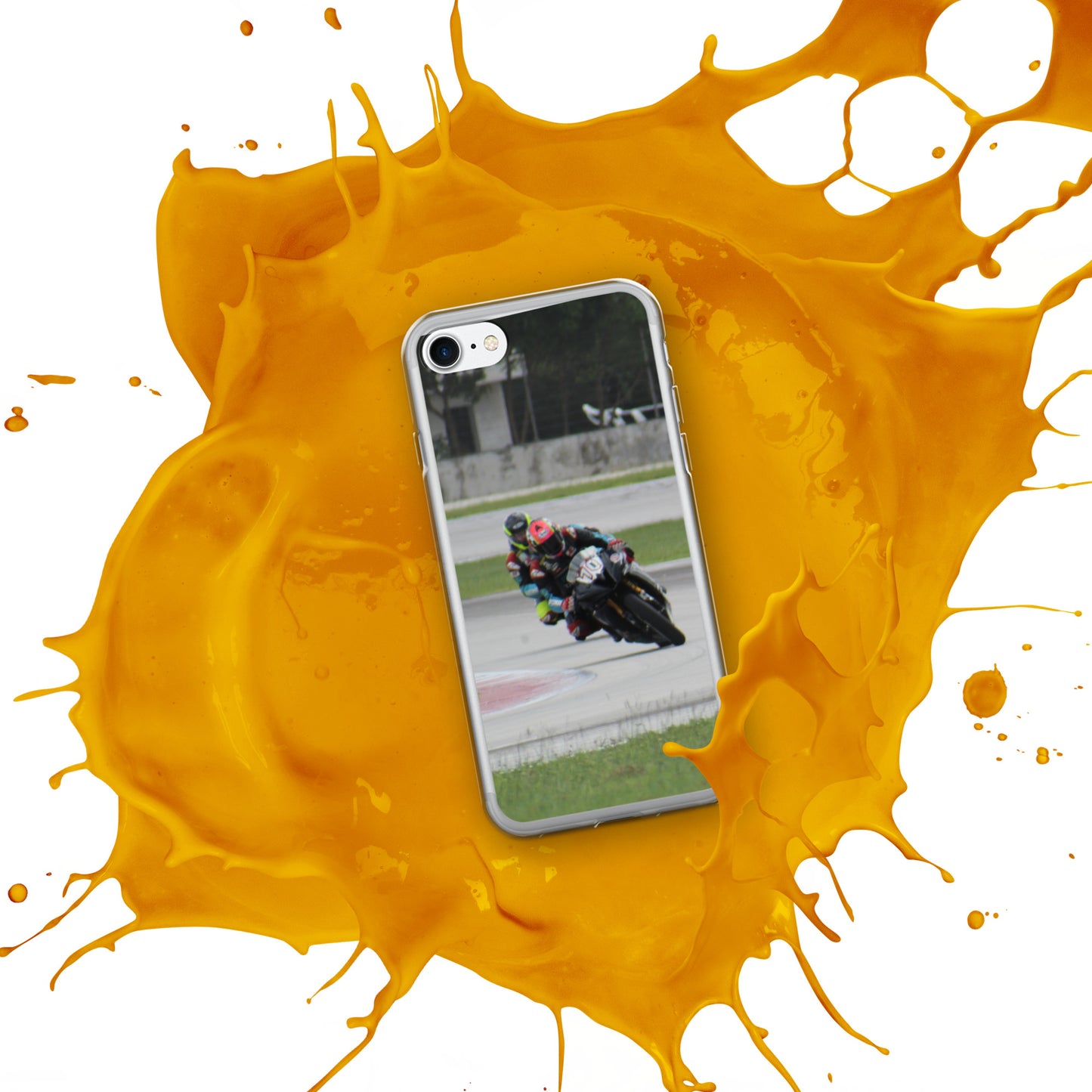 Motorcycle race iPhone Case