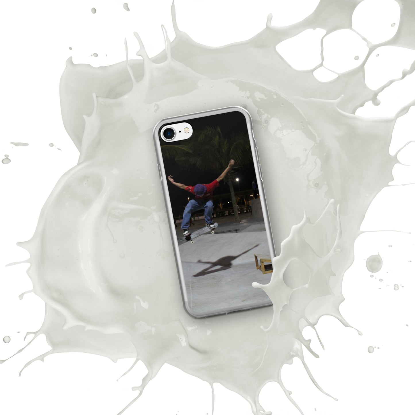 Skateboard jump iPhone Case