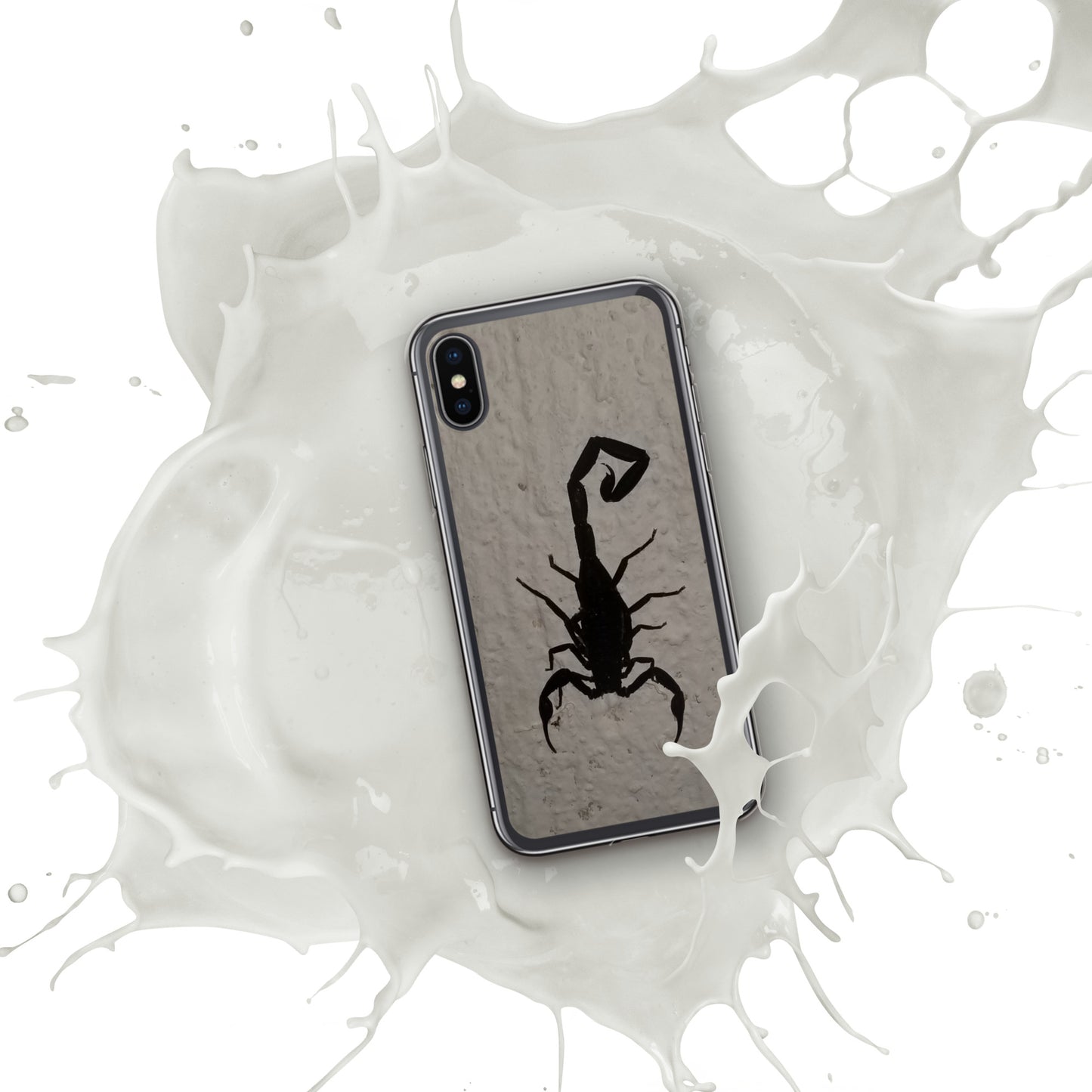 Black scorpion iPhone Case