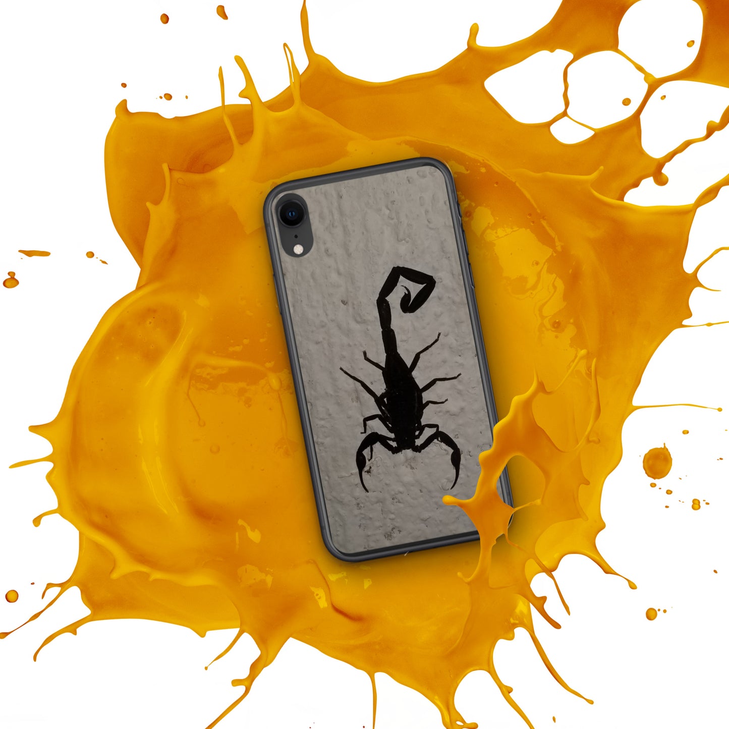 Black scorpion iPhone Case