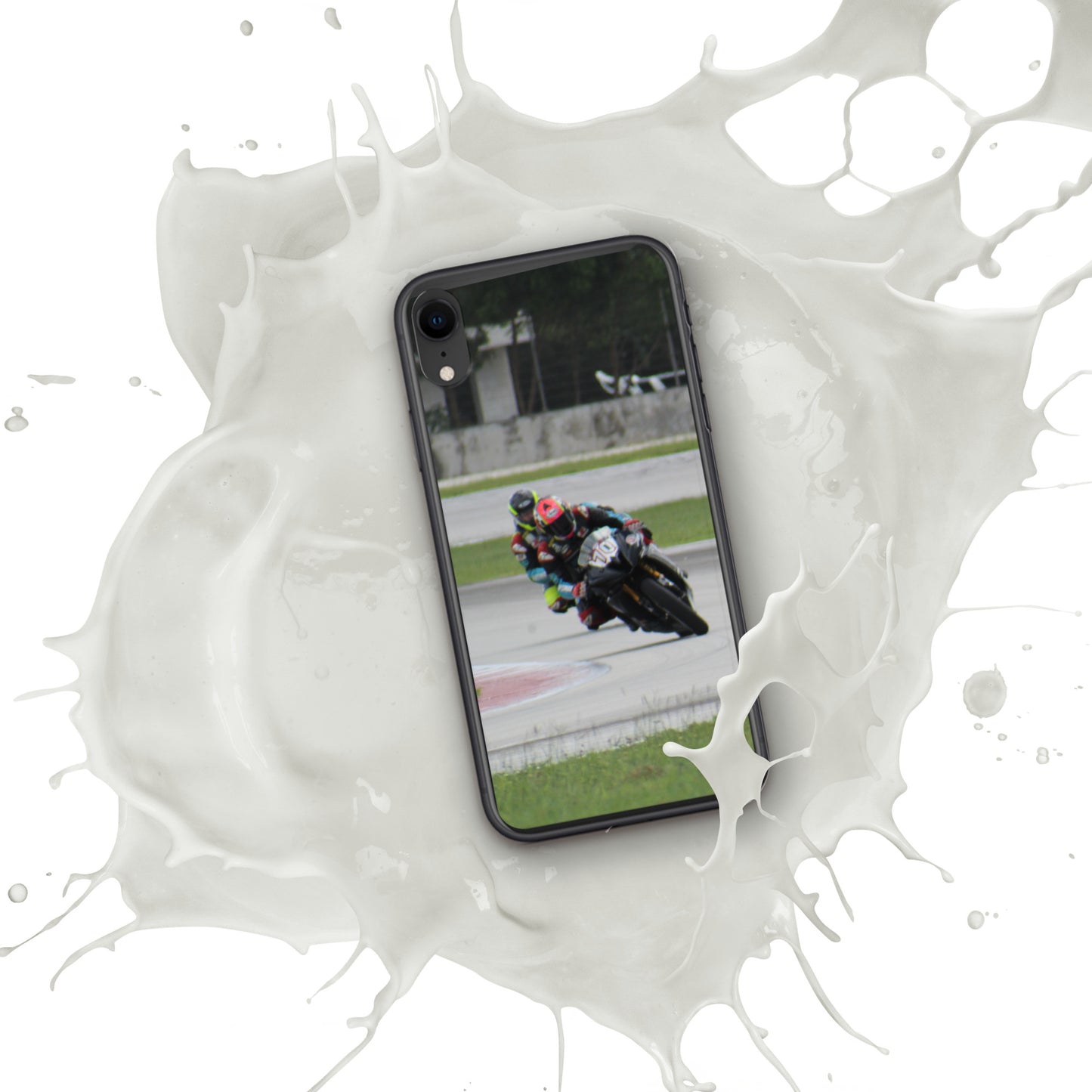 Motorcycle race iPhone Case