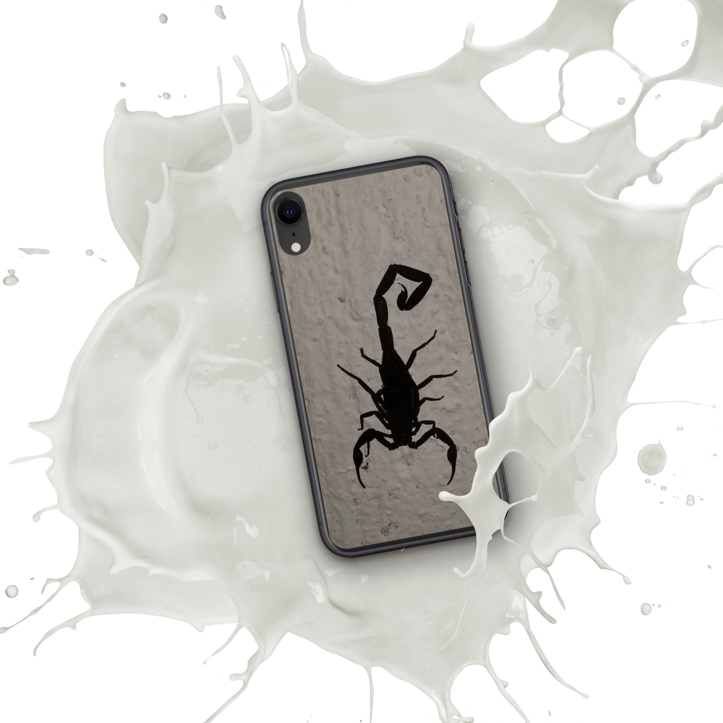 Black scorpion iPhone Case