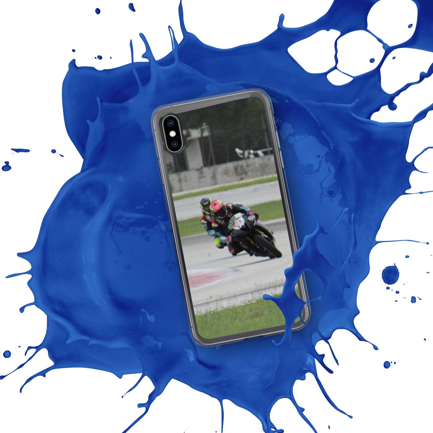 Motorcycle race iPhone Case