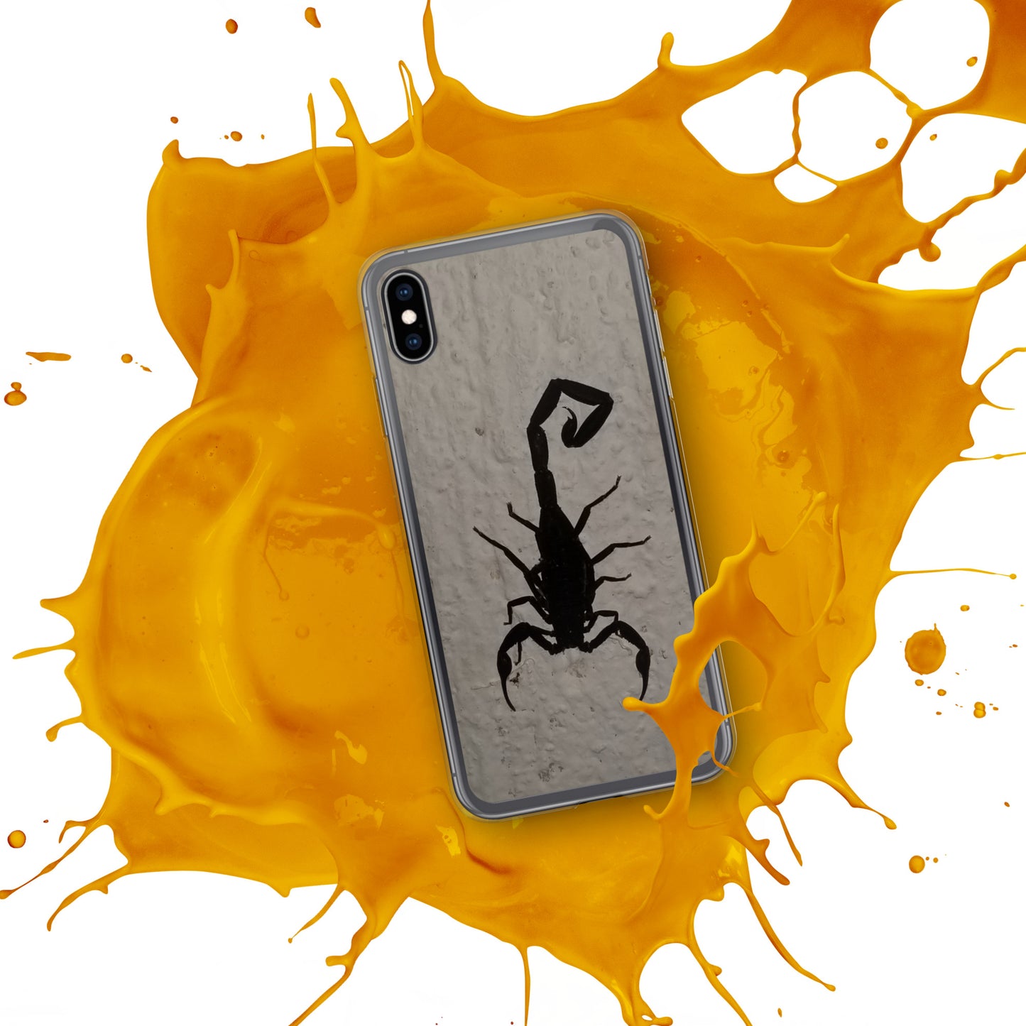 Black scorpion iPhone Case