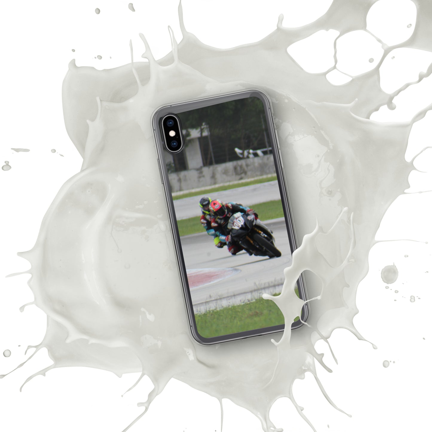 Motorcycle race iPhone Case