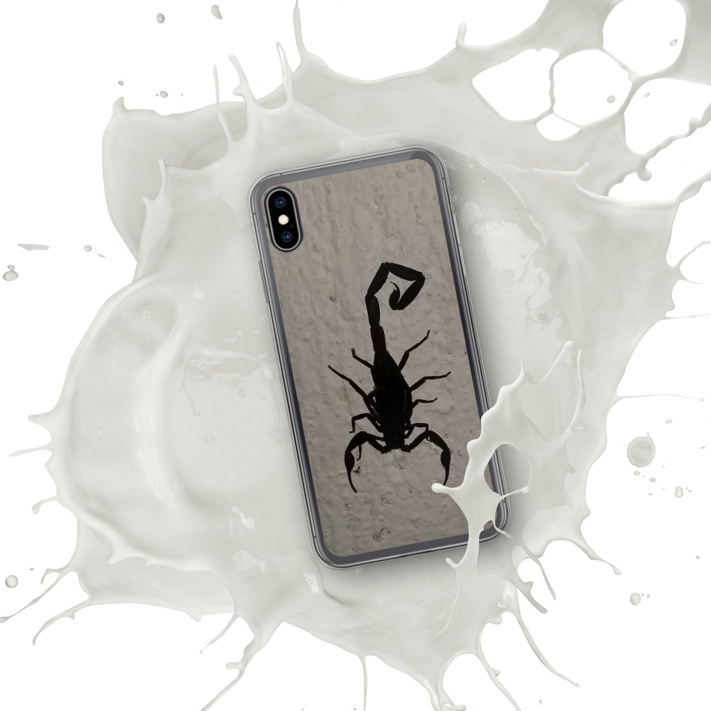 Black scorpion iPhone Case